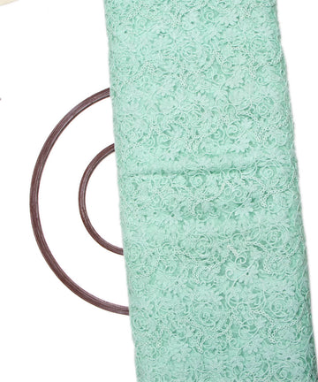 Net Embroidery Fabric Material Boutique Designer